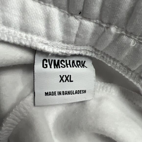 Gymshark Womens White Training Sweat Shorts Relaxed Fit Size XXL Pockets… - Picture 7 of 9